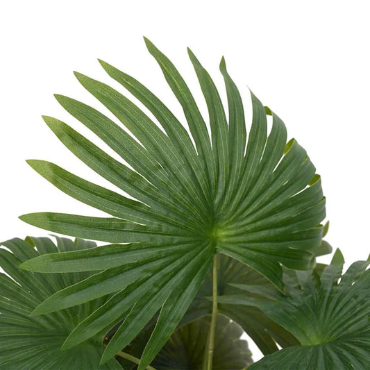 Planta De Palma Artificial 9 Hojas Verde