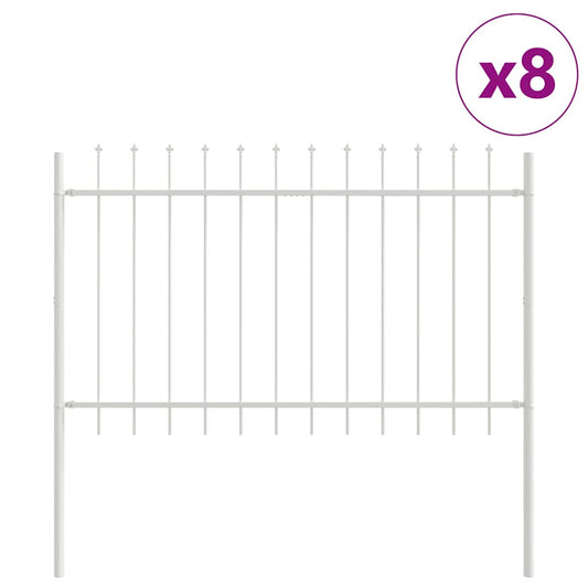 Valla De Jardín 8 Pcs 13,6 X 1,2 M