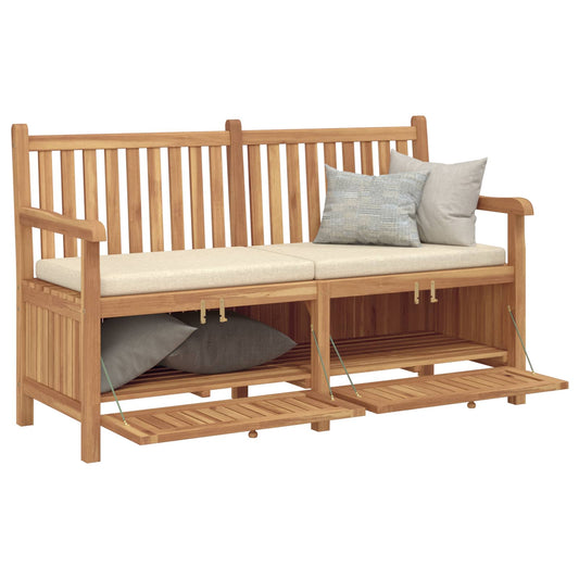 Banco De Jardín 150 X 60 X 90 Cm Madera De Teca Maciza