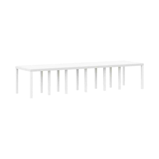 Mesa De Jardín 350 X 100 X 74 Cm Ratán Sintético