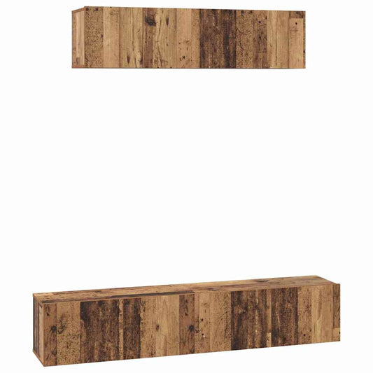 Conjunto De Mueble De Tv 4 Pcs