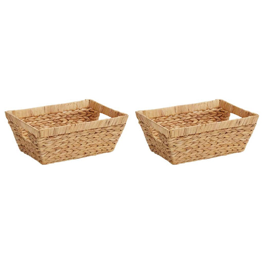 Cestas De Almacenamiento 2 Pcs Natural 38 X 28 X 15 Cm