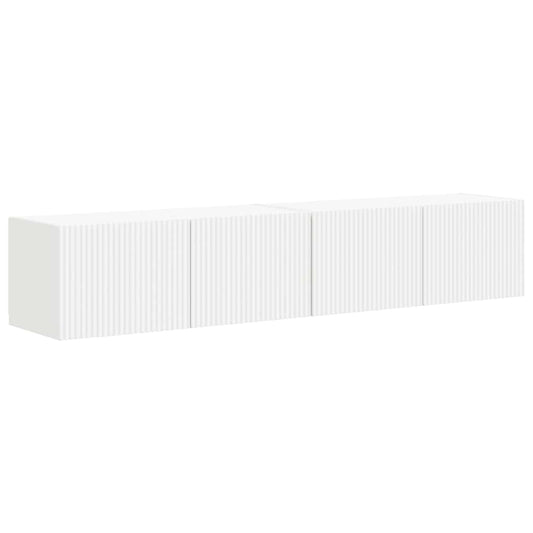 Mueble De Tv Montado En La Pared 2 Pcs 78,5 X 31 X 29,5 Cm
