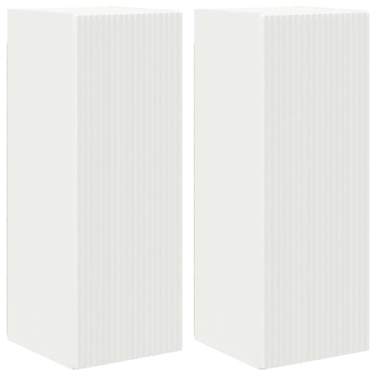 Mueble De Tv Montado En La Pared 2 Pcs 30 X 31 X 80 Cm