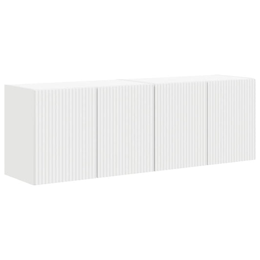 Mueble De Tv Montado En La Pared 2 Pcs 59,5 X 31 X 40 Cm