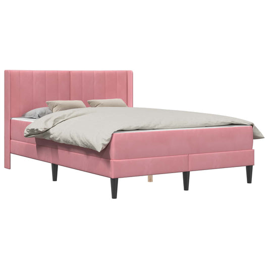 Estructura De Cama Con Colchón Terciopelo
