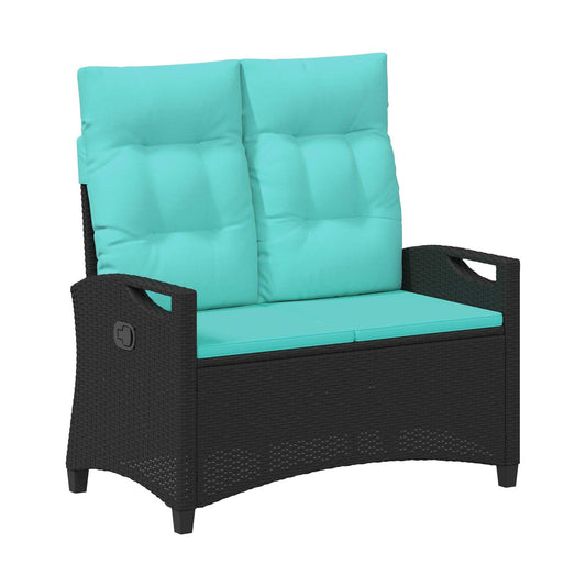 Banco De Jardín Con Almohada 105 X 60 X 112 Cm Acero