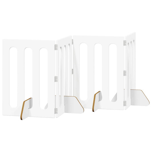 Valla Plegable Para Mascotas 4 Pcs 201 X 38 X 70 Cm