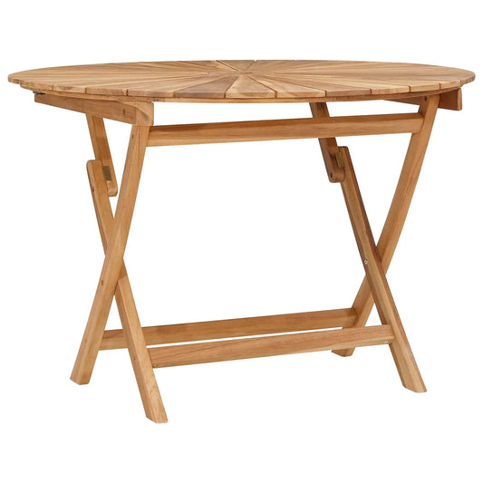 Mesa De Jardín Plegable Natural