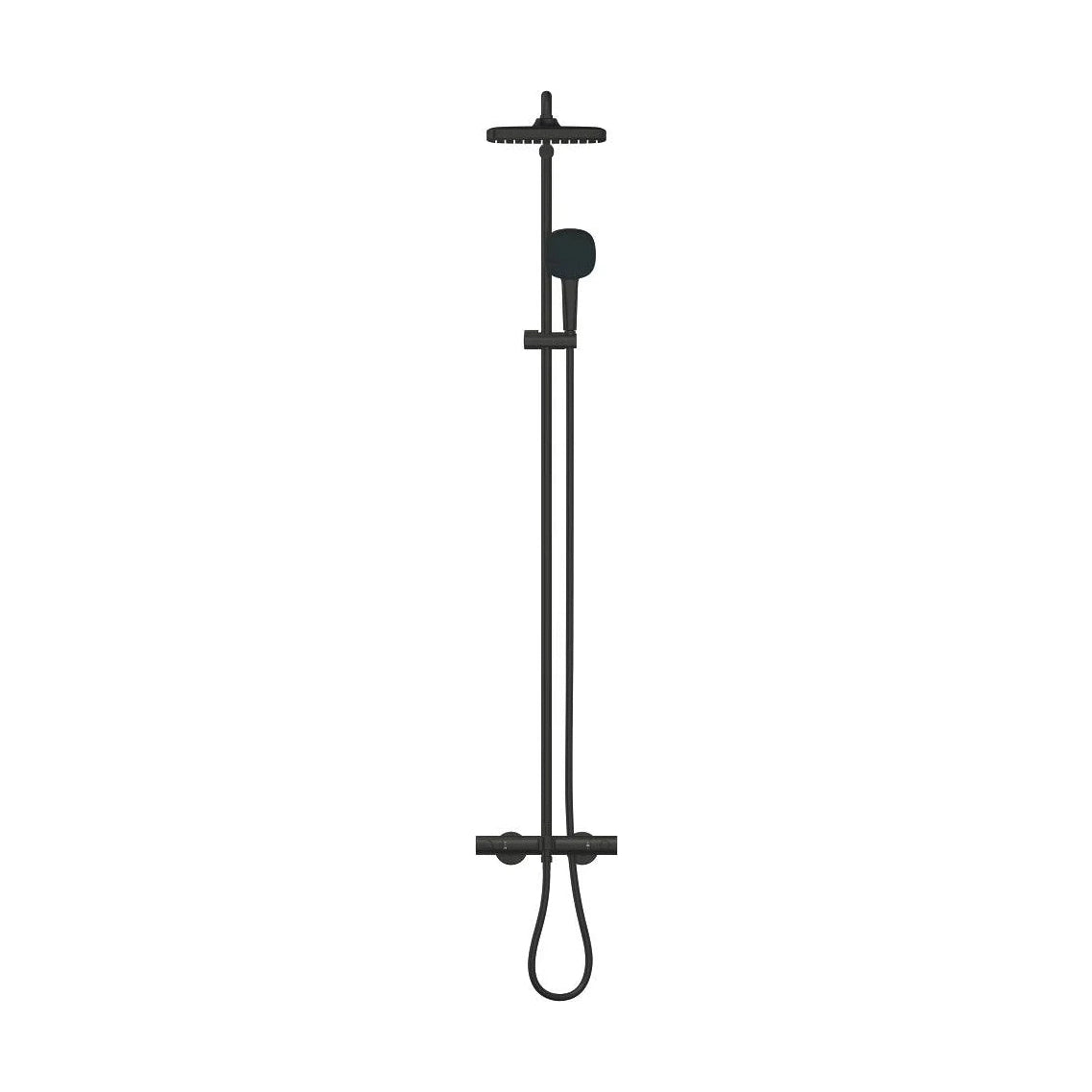 Columna de grifería para ducha termostático Grohe - Negro