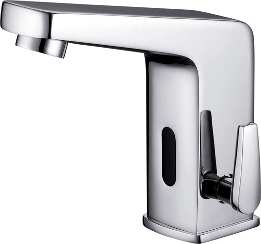 Grifo de lavabo alto electrónico Stillo S2 cromo con sensor y aireador