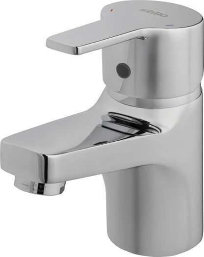 Grifo de lavabo bajo Stillo Capri-N cromo con aireador