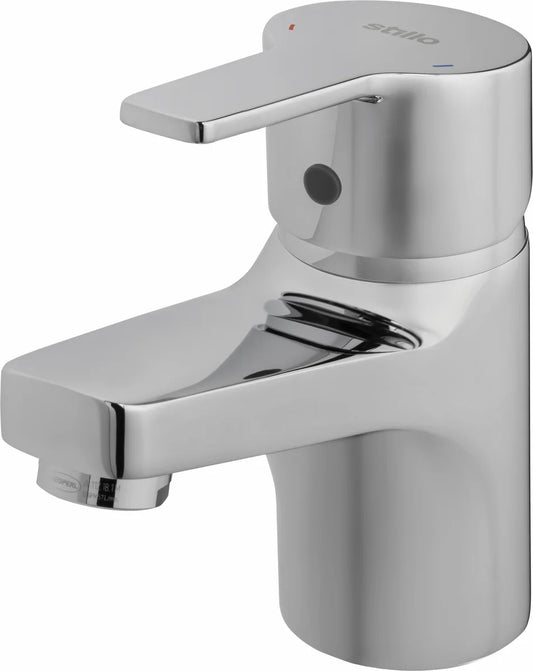 Grifo de lavabo bajo Stillo Capri-N cromo con aireador