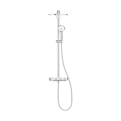 Columna de grifería para ducha termostático Grohe - Blanco/cromo