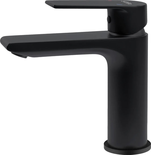 Grifo de lavabo alto Stillo Kios negro con aireador