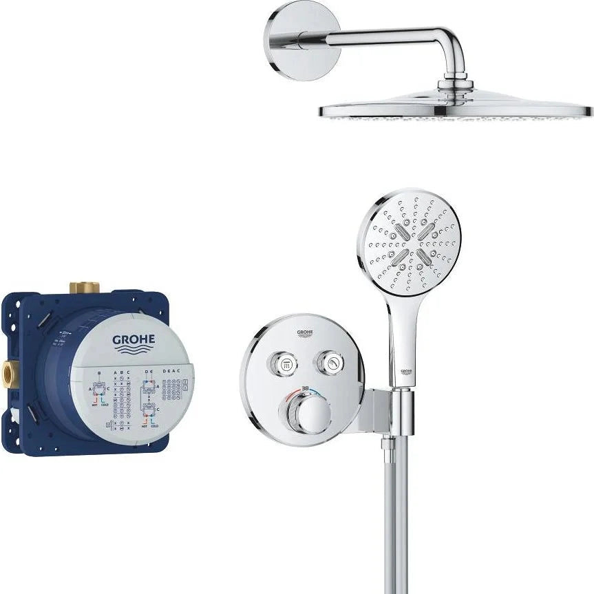 Columna de grifería para baño/ducha empotrada Grohe - Cromo