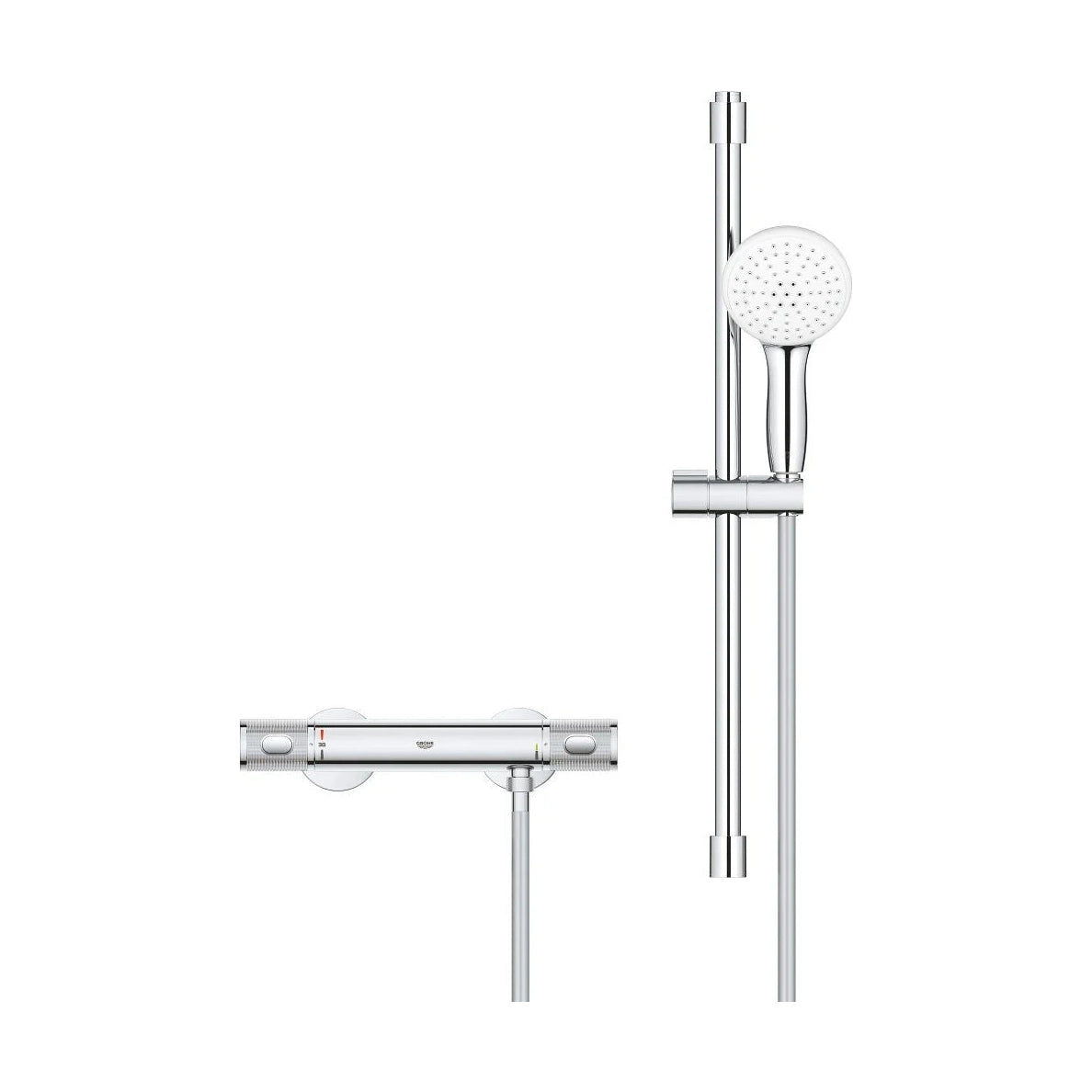 Columna de grifería para ducha termostático Grohe - Cromo