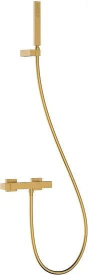 Ducha Tres slim exclusive monomando - Oro mate