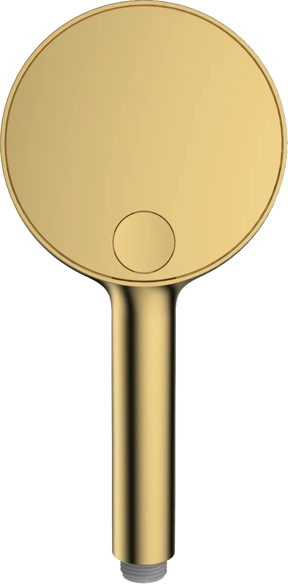Columna de grifería para ducha termostático Stillo Hades oro rociador mural 2 vías Ø250mm maneral de 3 funciones