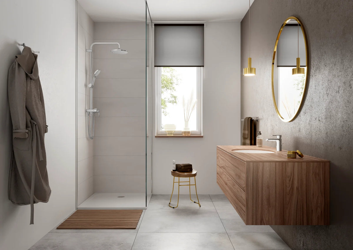 Ducha Hansgrohe Vernis blend monomando - Negro mate