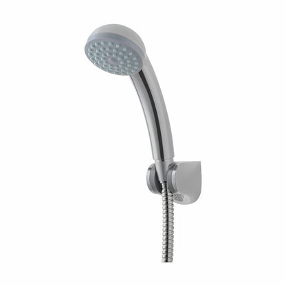 Grifo de ducha monomando Stillo Capri-N acabado cromo con conjunto de ducha de mano diseño clásico moderno