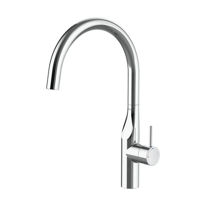 Grifo de cocina extra alto Roca Glera monomando con caño en forma de U acabado cromo