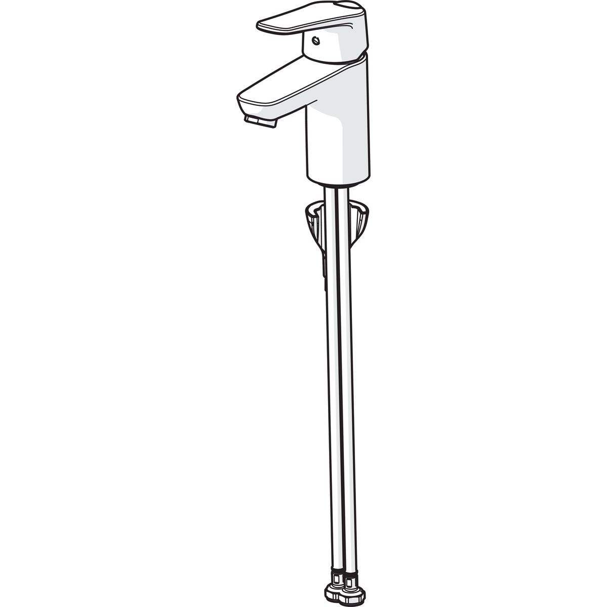 Grifo de lavabo Oras Vega 1810FG-33 Negro mate