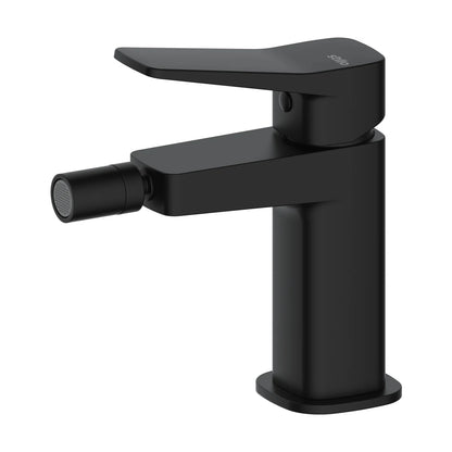Grifo de bidé monomando Stillo Eros color negro diseño moderno circular
