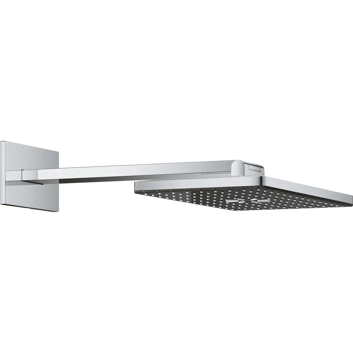Rociador de ducha rectangular Grohe rainshower aqua - Negro/cromo