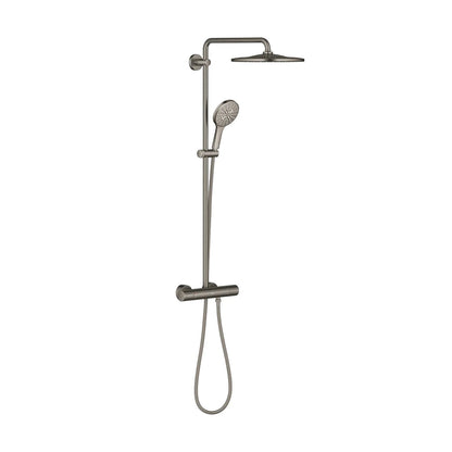 Columna de grifería para ducha termostático Grohe - Grafito Cepillado