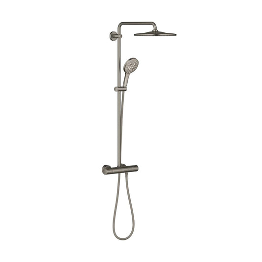 Columna de grifería para ducha termostático Grohe - Grafito Cepillado