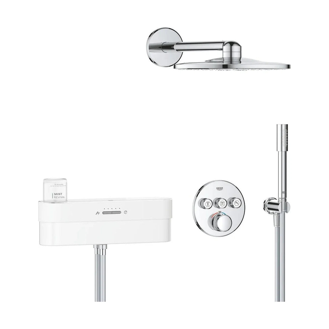 Columna de grifería para baño/ducha termostático Grohe