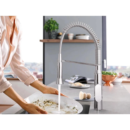 Grifo de cocina Grohe K7 alta monomando 1 jet