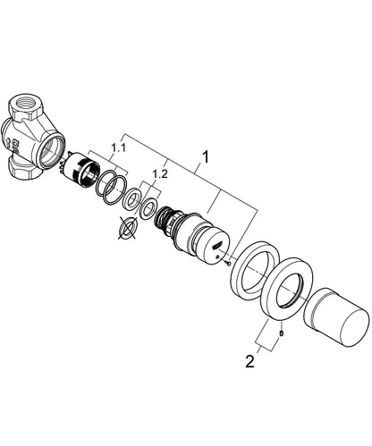 Ducha Grohe Euroeco cosmopolitan se