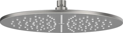 Rociador de ducha redondo Roca rainsense montaje - Apariencia acero inoxidable