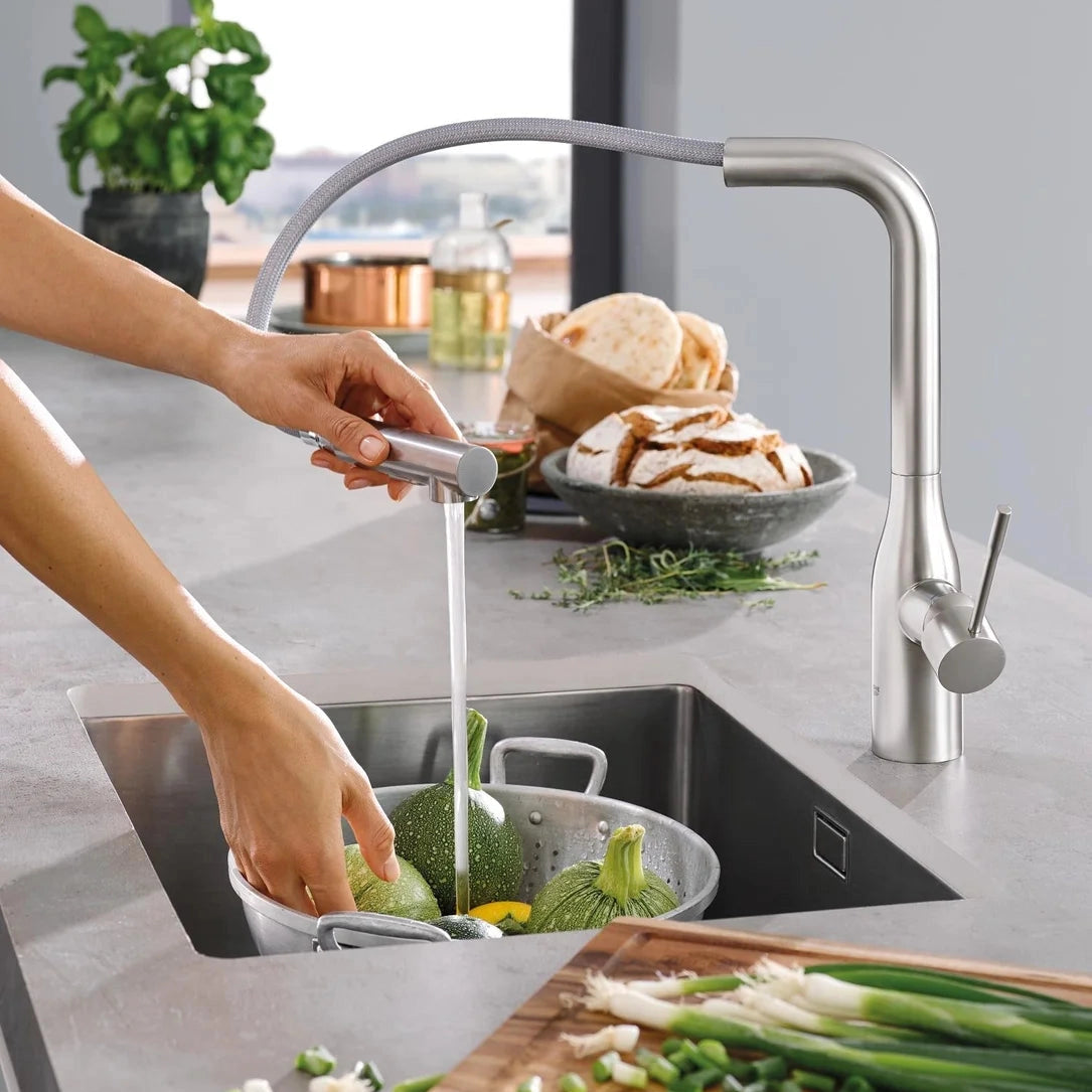 Grifo de cocina Grohe Essence extra alta