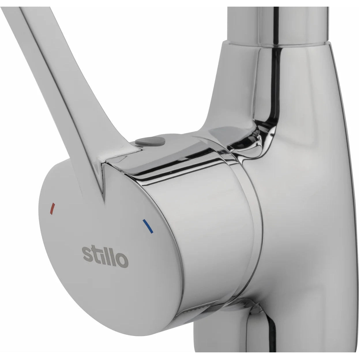 Grifo de fregadero extra alto Stillo Capri-N con palanca médica en acabado cromo