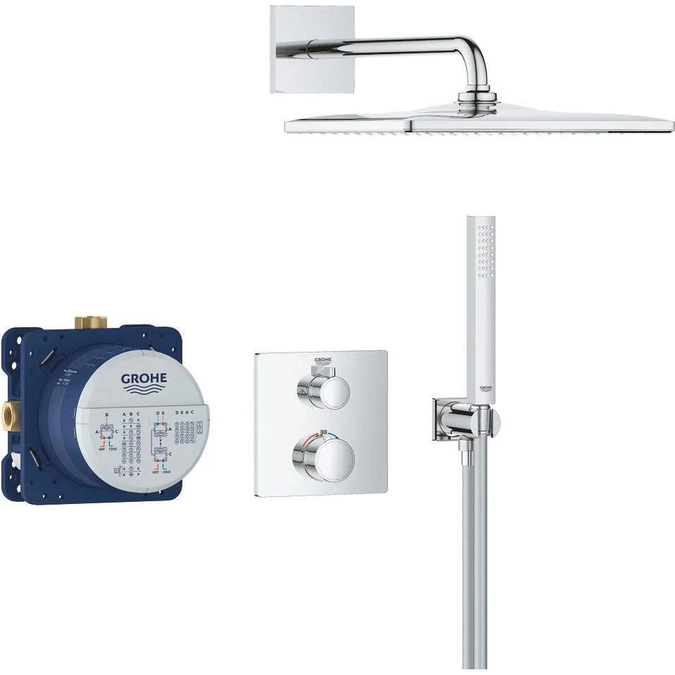 Columna de grifería para baño/ducha empotrada Grohe - Cromo
