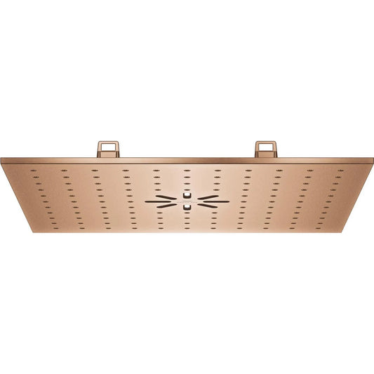 Rociador de ducha cuadrado grohe rainshower aqua duo - Cobre Cepillado