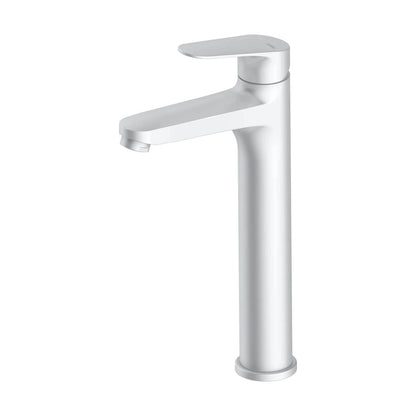 Stillo Zeus Cold Open Extra Tall Basin Mixer Tap - White