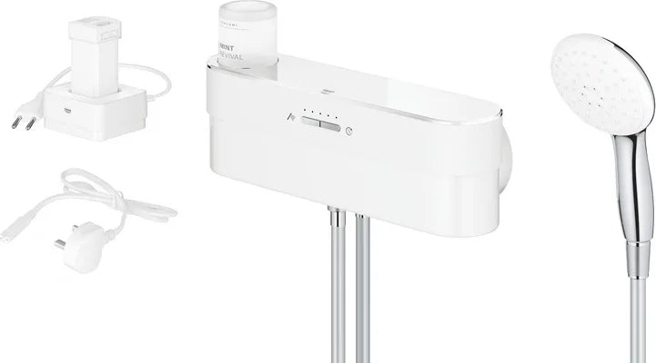 Ducha Grohe Purefoam monomando pulsador
