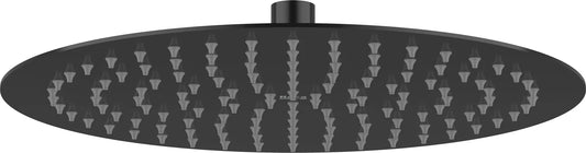 Rociador de ducha redondo roca raindream round montaje - Negro Mate