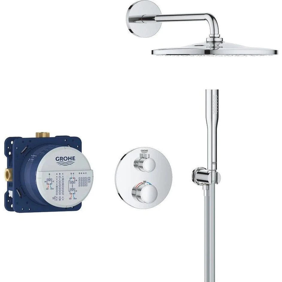 Columna de grifería para baño/ducha empotrada Grohe - Cromo