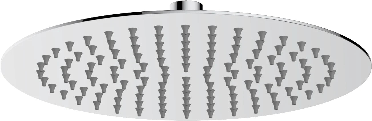 Columna de grifería para ducha monomando Stillo Hades cromo rociador mural 2 vías Ø250mm maneral de 3 funciones con repisa
