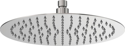 Rociador de ducha redondo Roca raindream round montaje - Apariencia acero inoxidable