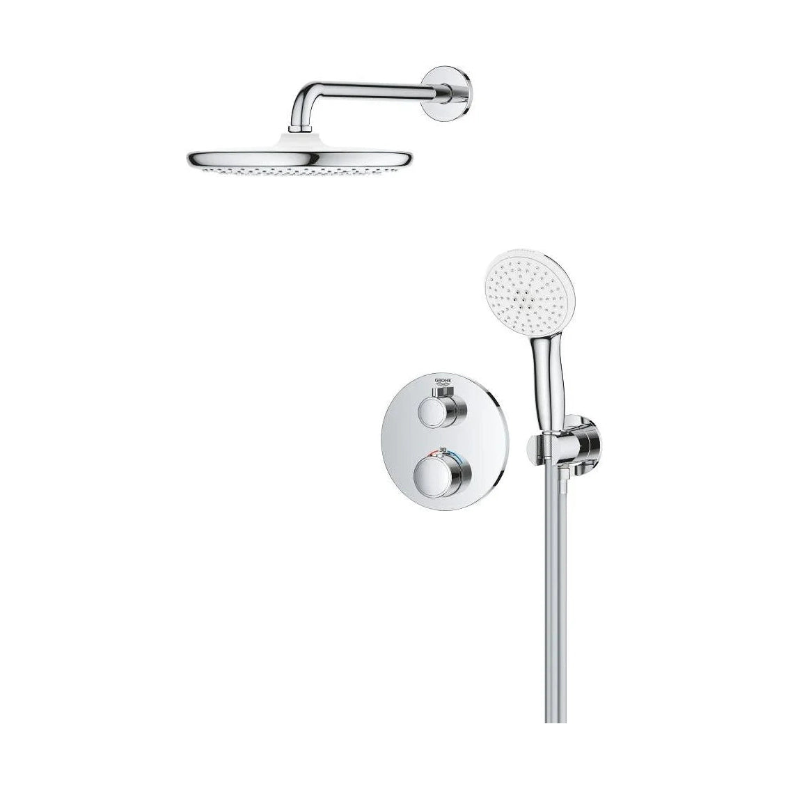 Columna de grifería para baño/ducha empotrada Grohe - Cromo