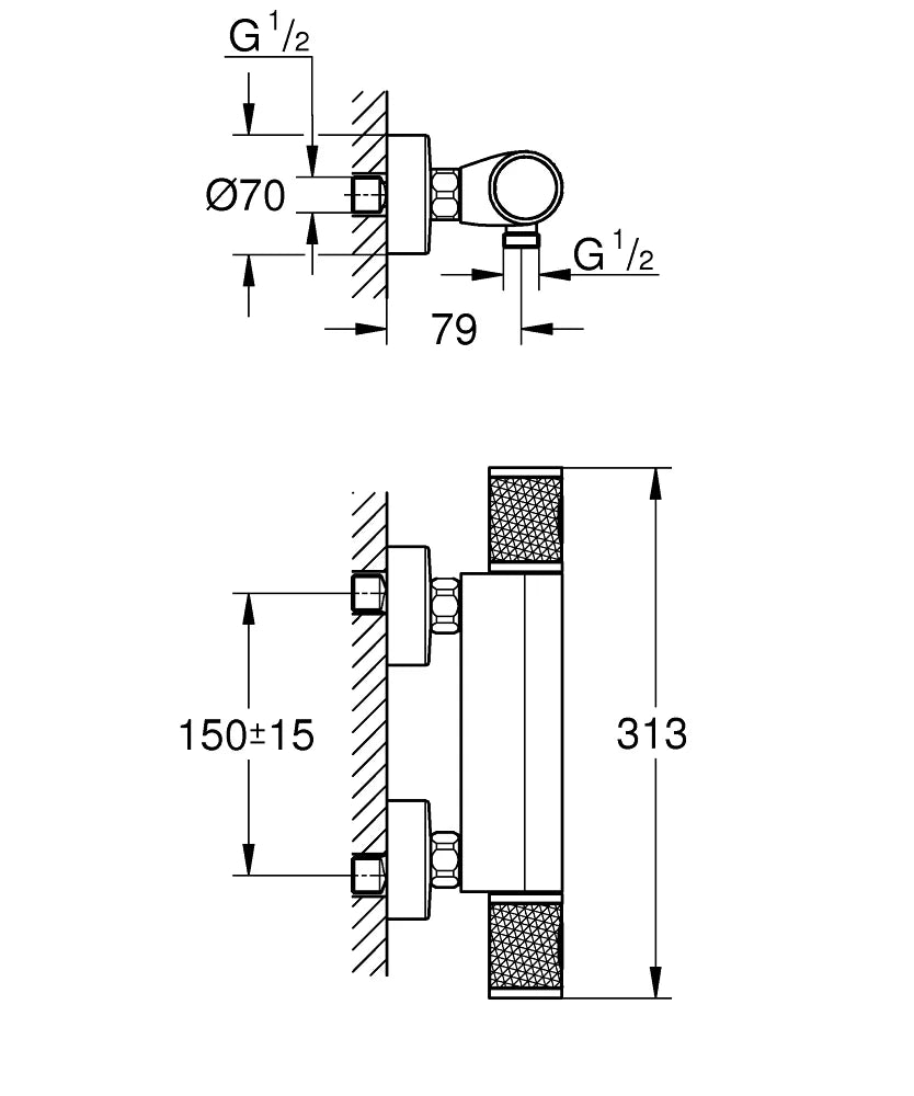Ducha Grohe Grohtherm 1000 performance