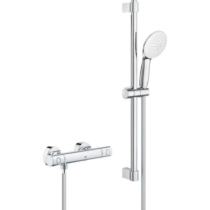 Columna de grifería para ducha termostático Grohe - Cromo