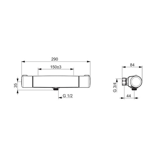 Suihkuhana Oras Nova 7460 - 33 Mattamusta [6310878] |