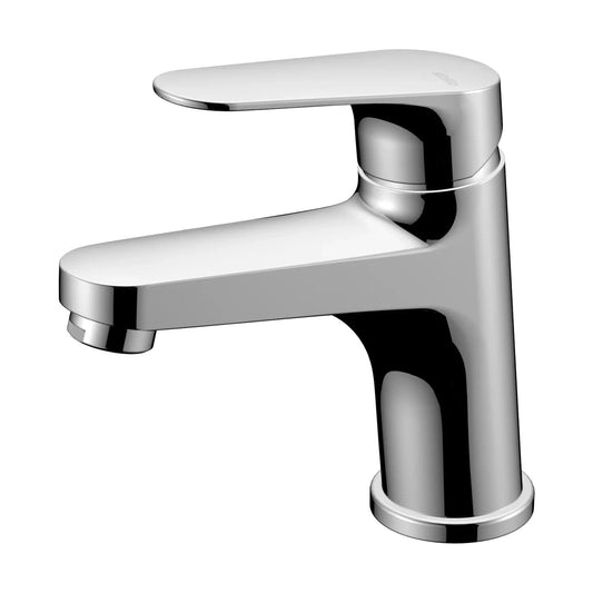 Grifo de lavabo Stillo Zeus cromo cuerpo bajo con ahorro de energía Cold Open